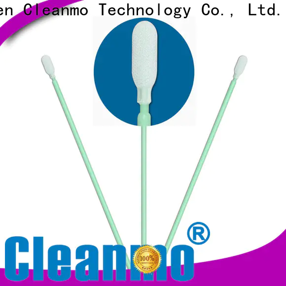 Cleanmo good quality polypropylene polyester swab supplier for optical sensors