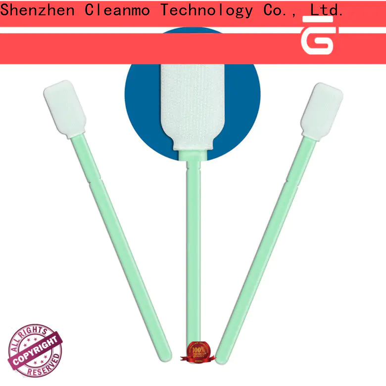 high quality Cleanroom dacron swabs excellent chemical resistance supplier for printers