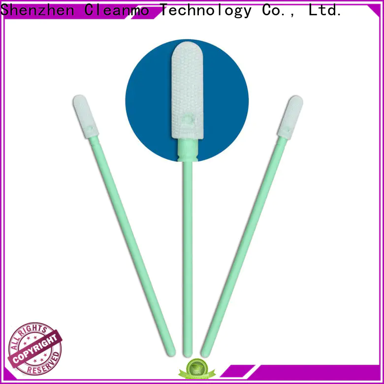 Cleanmo Polypropylene handle camera sensor swabs supplier for Micro-mechanical cleaning