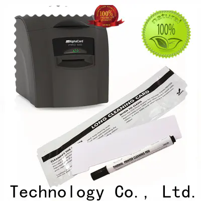 Cleanmo good quality AlphaCard Short T Cleaning Cards wholesale for AlphaCard PRO 100 Printer