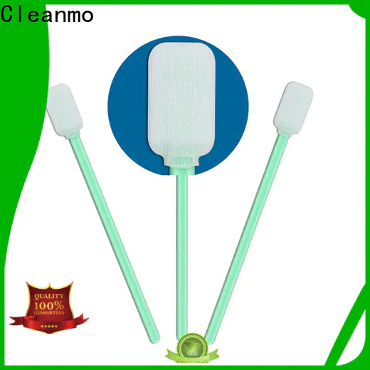 Cleanmo compatible sterile polyester swabs manufacturer for optical sensors