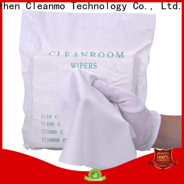 Cleanmo microfiber yarns microfiber wipe supplier for medical device products
