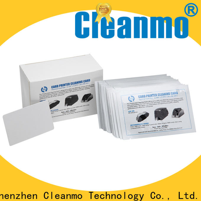easy handling waffle cleaning cards plastic core manufacturer for ATM machines