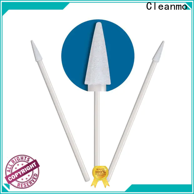 Cleanmo precision tip head medical swabs supplier for excess materials cleaning