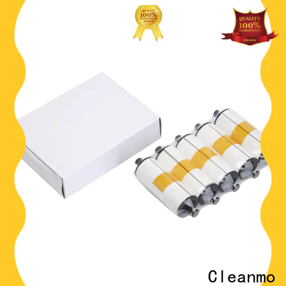 Cleanmo blending spunlace zebra printer cleaning cards factory for ID card printers
