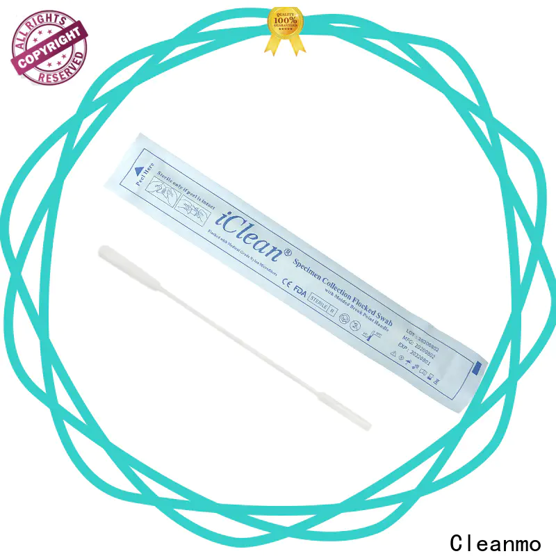 Cleanmo frosted tail of swab handle dna swab test manufacturer for rapid antigen testing