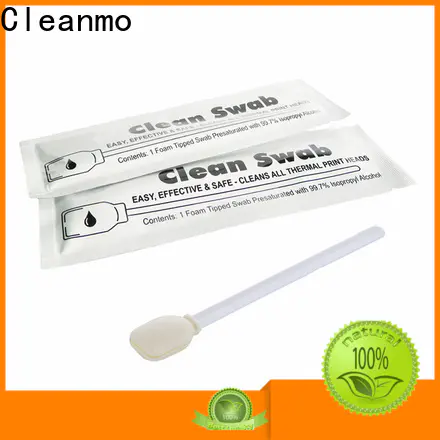 Cleanmo Sponge solvent printer cleaning swabs supplier for ATM/POS Terminals