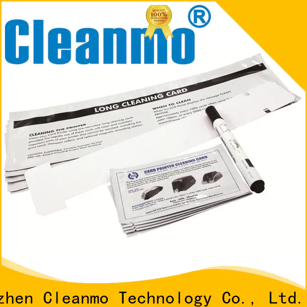 Cleanmo Aluminum foil packing solvent cleaning swabs supplier for Javelin J360i printers