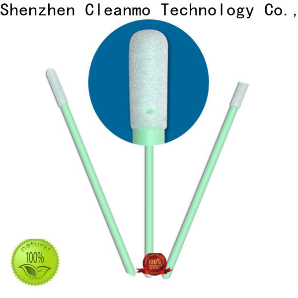 Cleanmo small ropund head alcohol swabsticks wholesale for excess materials cleaning