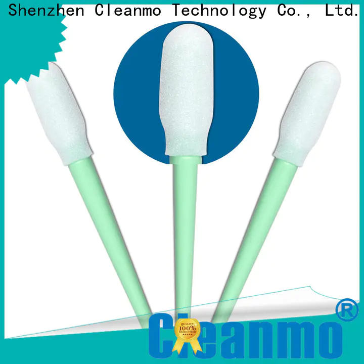 Cleanmo small ropund head mouth sponges oral care manufacturer for excess materials cleaning
