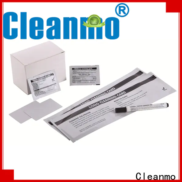 Cleanmo high quality Evolis Cleaning cards factory price for Evolis printer