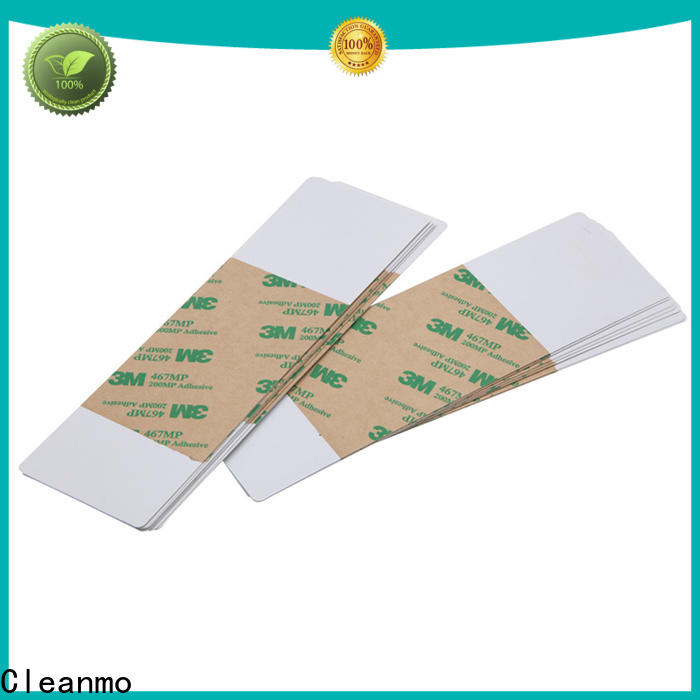 Cleanmo Strong adhesive printer cleaning products wholesale for Fargo card printers