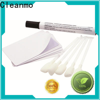 Cleanmo T shape thermal printer cleaning card manufacturer for Zebra P120i printer