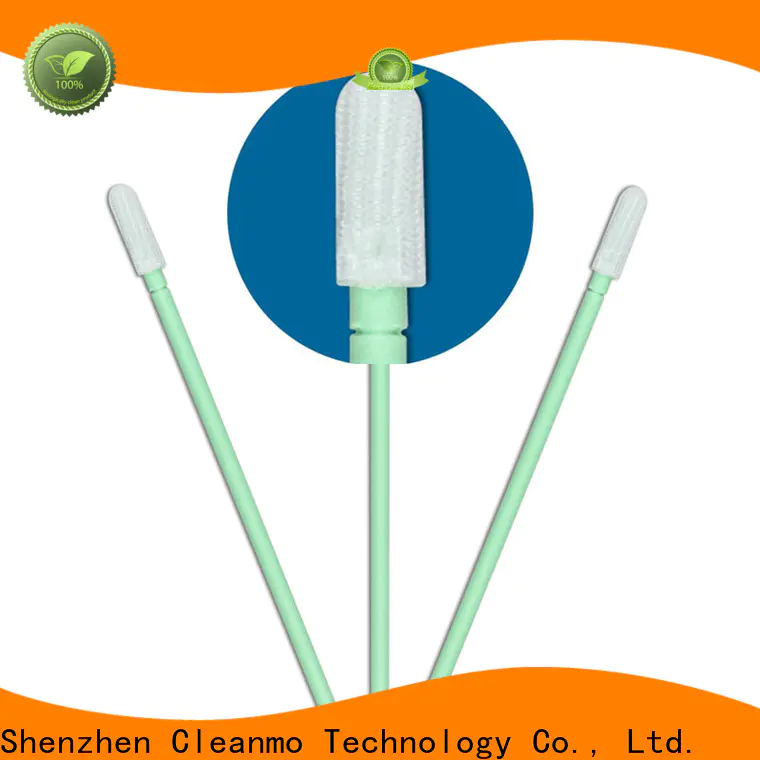 Cleanmo good quality polyester cleanroom swabs wholesale for microscopes