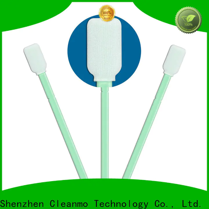 Cleanmo excellent chemical resistance swab factory for optical sensors