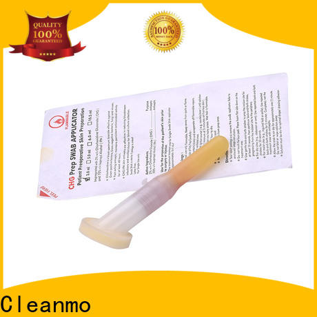 Cleanmo white ABS handle cotton tipped applicators manufacturer for biopsies