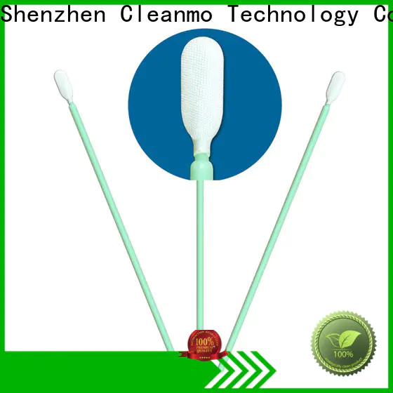Cleanmo excellent chemical resistance microfiber swabs manufacturer for Micro-mechanical cleaning