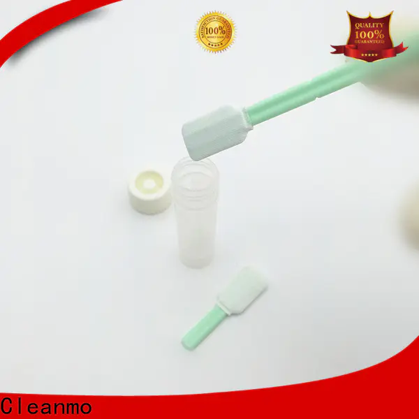 Cleanmo 100% polyester sterile swab stick supplier for the analysis of rinse water samples