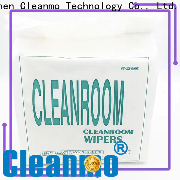 Cleanmo 55% cellulose industrial cleaning wipes manufacturer for stainless steel surface