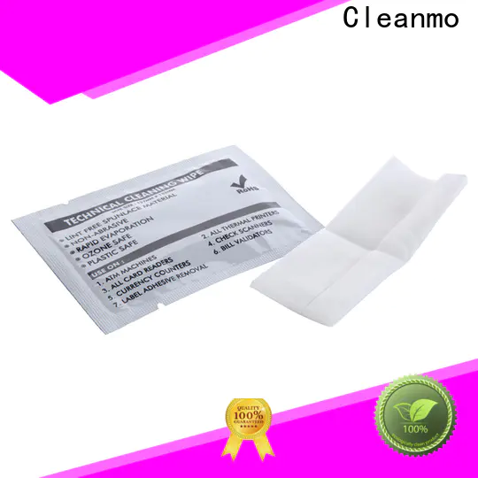 Cleanmo 99.9% Electronic Grade IPA Solution Wet wipes manufacturer for ATM/POS Terminals