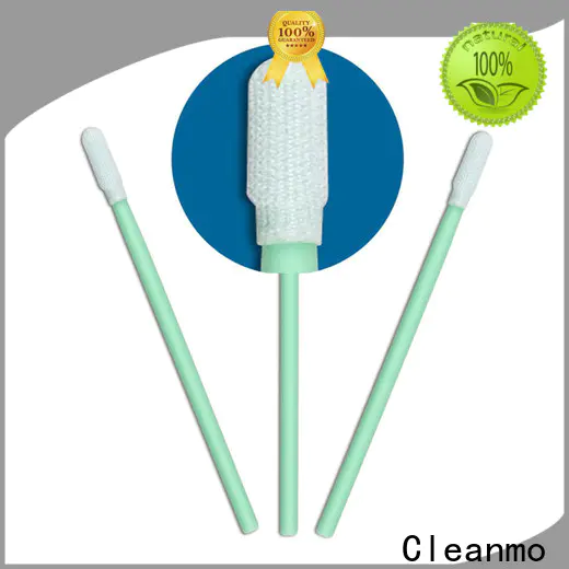 Cleanmo high quality Cleanroom polyester swab factory for printers