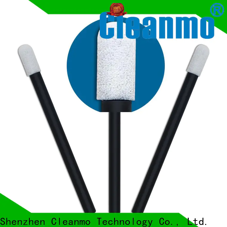 Cleanmo green handle baby cotton ear buds manufacturer for general purpose cleaning