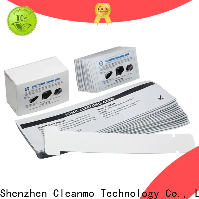 Cleanmo blending spunlace zebra cleaning card supplier for cleaning dirt
