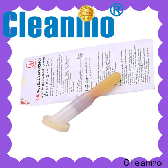 Cleanmo OEM surgical CHG applicator factory for biopsies