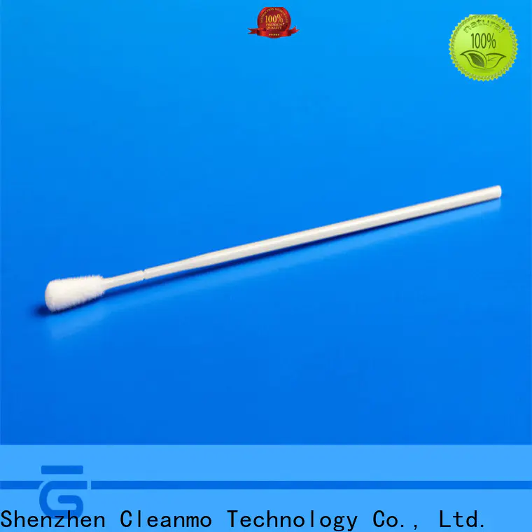 Cleanmo frosted tail of swab handle sample collection swabs supplier for hospital