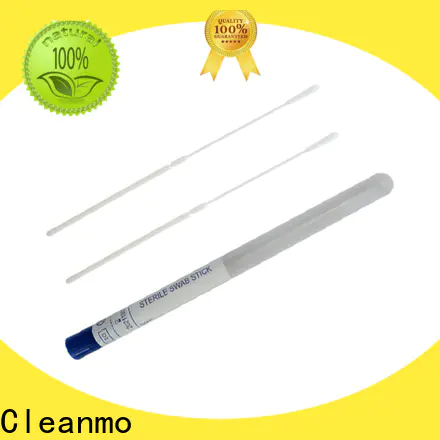 Cleanmo molded break point bacteria swabs supplier for hospital