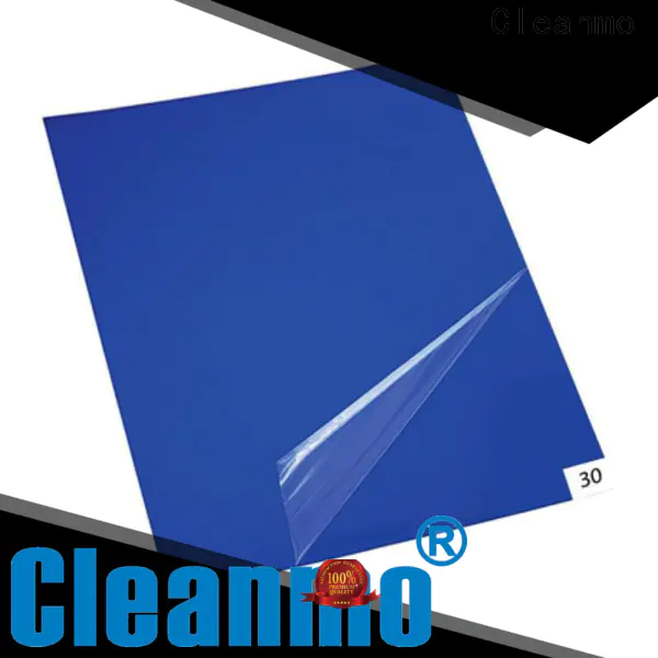 Cleanmo cleanroom tacky mat manufacturer for laboratories