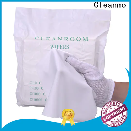 Cleanmo superior dimensional stability microfiber wipe manufacturer for medical device products