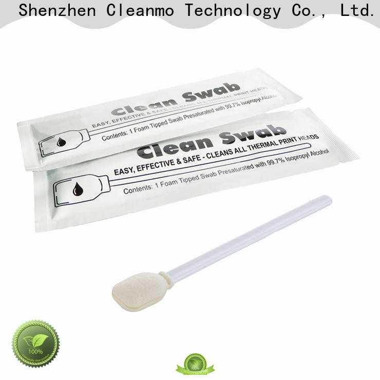 Cleanmo Aluminum Foil print head cleaning swabs factory for computer keyboards