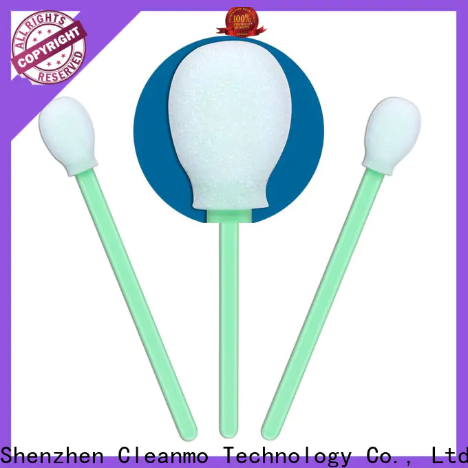 Cleanmo thermal bouded small cotton swabs factory price for excess materials cleaning