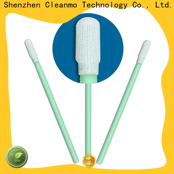 Cleanmo good quality knitted polyester swabs wholesale for general purpose cleaning