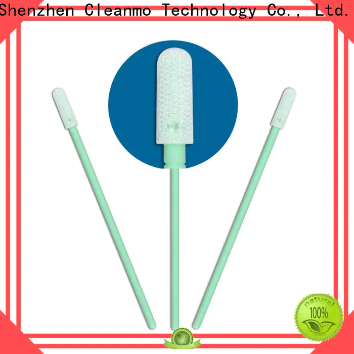 Cleanmo double-layer knitted polyester polypropylene polyester swab supplier for optical sensors