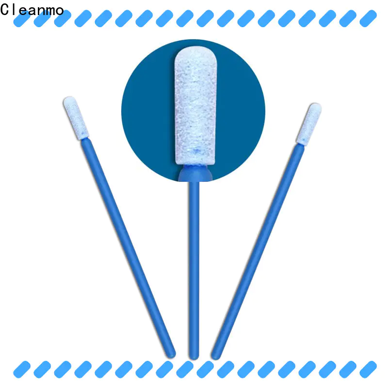 Cleanmo ESD-safe Polypropylene handle reusable cotton buds supplier for excess materials cleaning