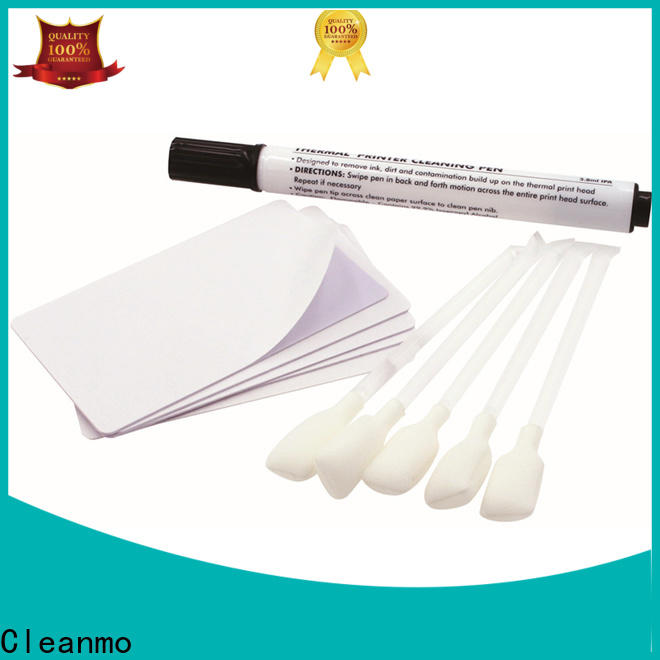 Cleanmo PVC magic bullet printer cleaner manufacturer for PR5360LE TeamNisca ID Card Printers