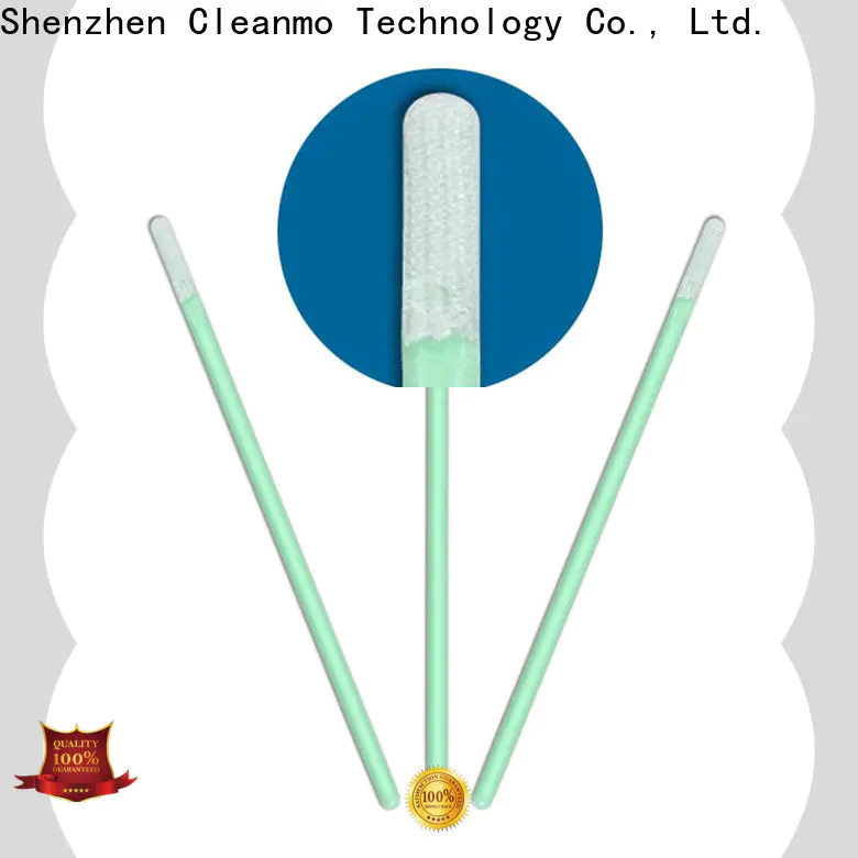Cleanmo Polypropylene handle micro cotton swabs manufacturer for Micro-mechanical cleaning