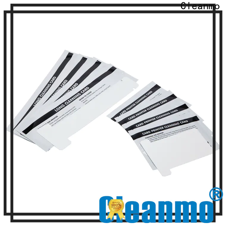 Cleanmo Bulk purchase OEM zebra cleaning card factory for ID card printers
