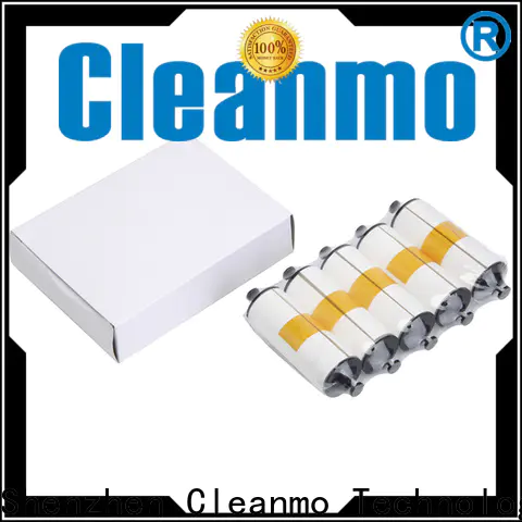Cleanmo Custom high quality zebra printhead cleaning manufacturer for Zebra P120i printer