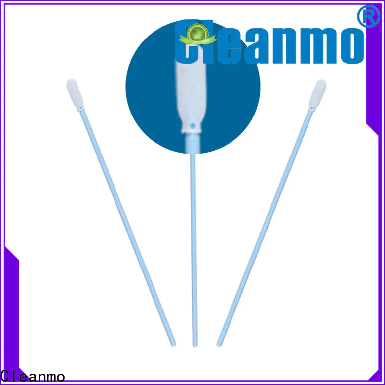 Cleanmo small ropund head foam tip cleaning swabs wholesale for Micro-mechanical cleaning