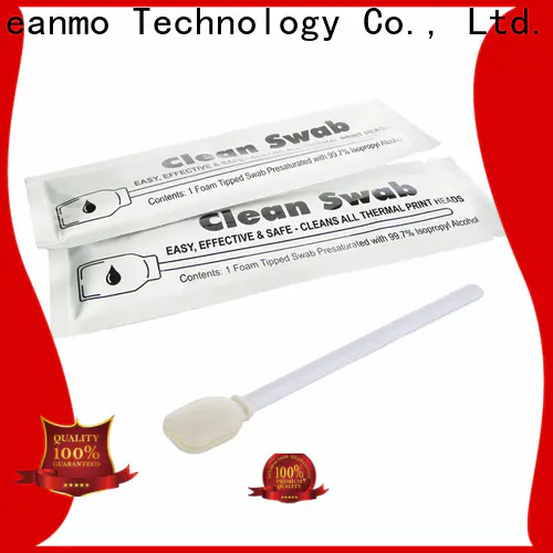 Cleanmo Custom ODM printhead cleaning swab manufacturer for ATM/POS Terminals