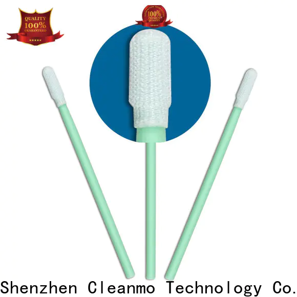 Cleanmo compatible Cleanroom polyester swab manufacturer for general purpose cleaning
