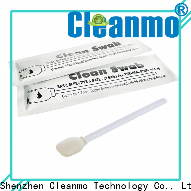 Cleanmo Aluminum Foil printhead cleaning swab factory for ATM/POS Terminals