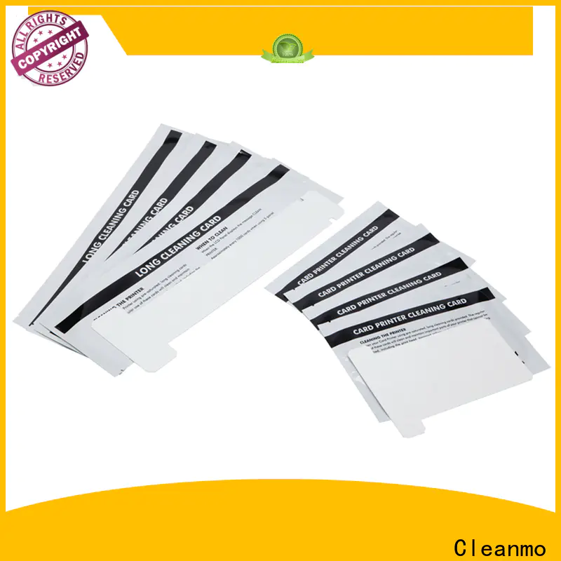 ODM high quality zebra cleaning card Aluminum foil packing supplier for Zebra P120i printer