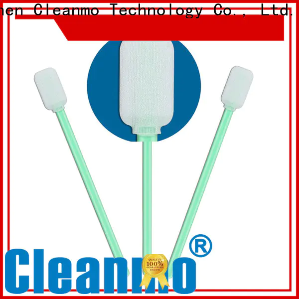 safe material fiber optic swabs flexible paddle supplier for general purpose cleaning