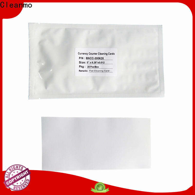 Cleanmo efficient ncr cleaning cards wholesale for Currency Counter