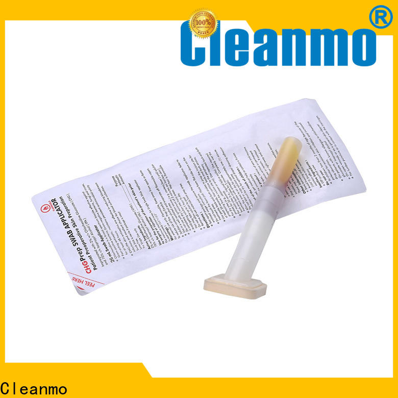 Cleanmo medical grade 100PPI open-cell polyurethane foam medline cotton tipped applicators wholesale for dialysis procedures