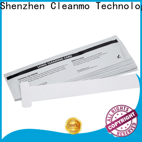 Cleanmo pvc zebra cleaners manufacturer for ID card printers